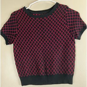 Cropped mini sweater